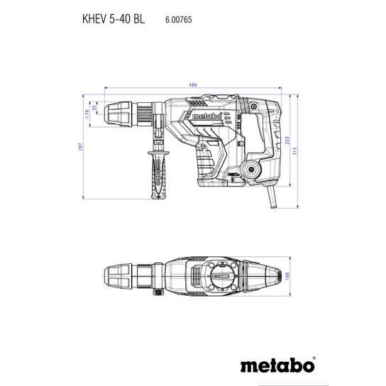METABO KHEV 5-40 BL Martelo combinado