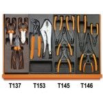 BETA Jogo de 142 ferramentas pra manuteno industrial em mdulos rgidos ABS