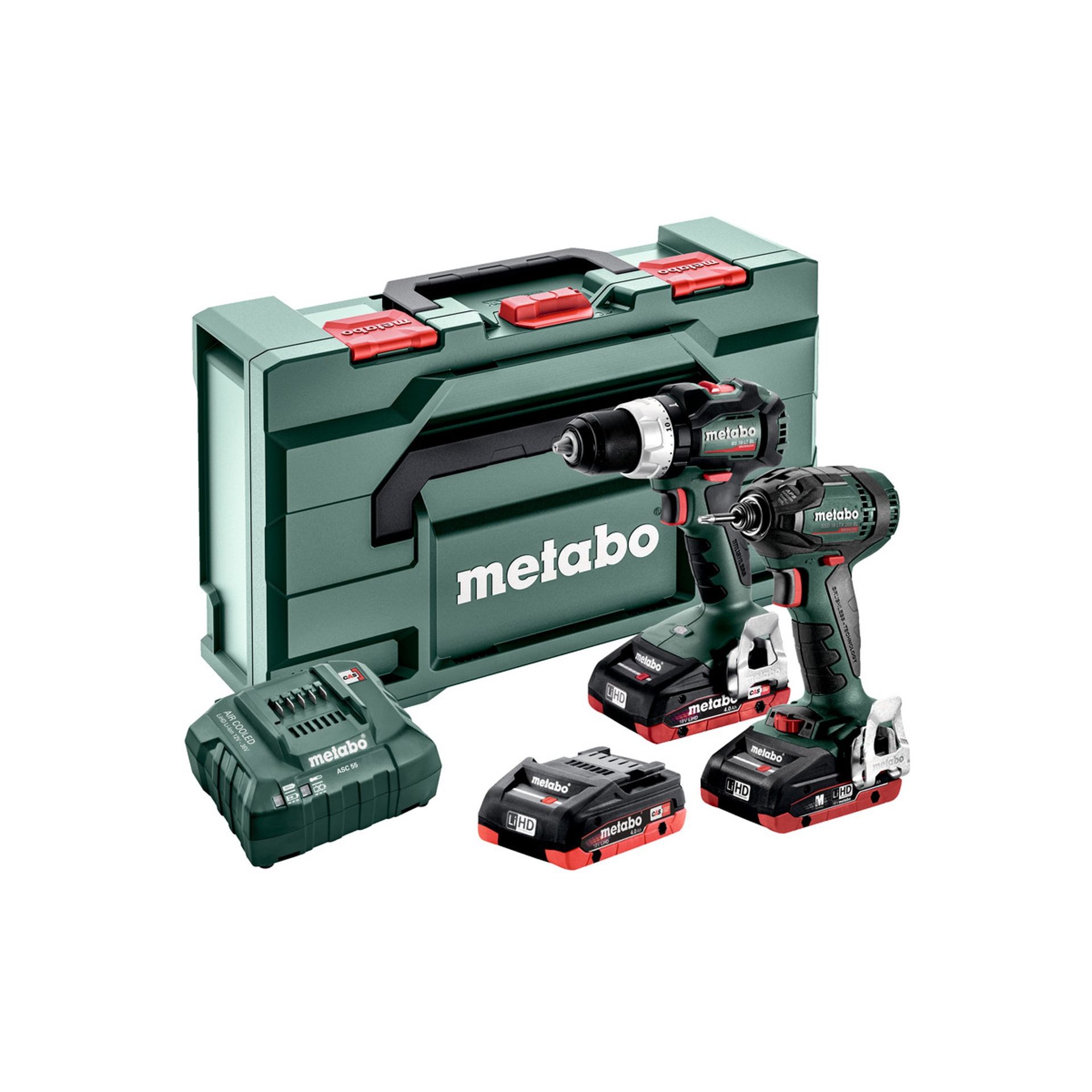 METABO Combo Set 2.1.11 18 V BL LiHD Conjunto de ferramentas sem fio