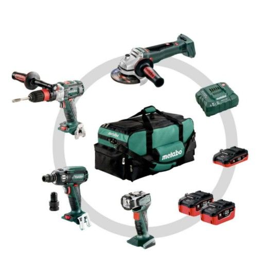 METABO Combo Set 4.1 LiHD Conjunto de ferramentas sem fio