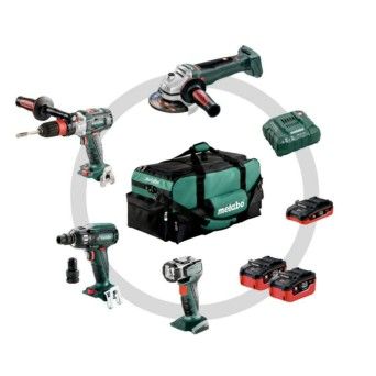 METABO Combo Set 4.1 LiHD Conjunto de ferramentas sem fio