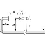 BESSEY GU25-12-6H Grampo