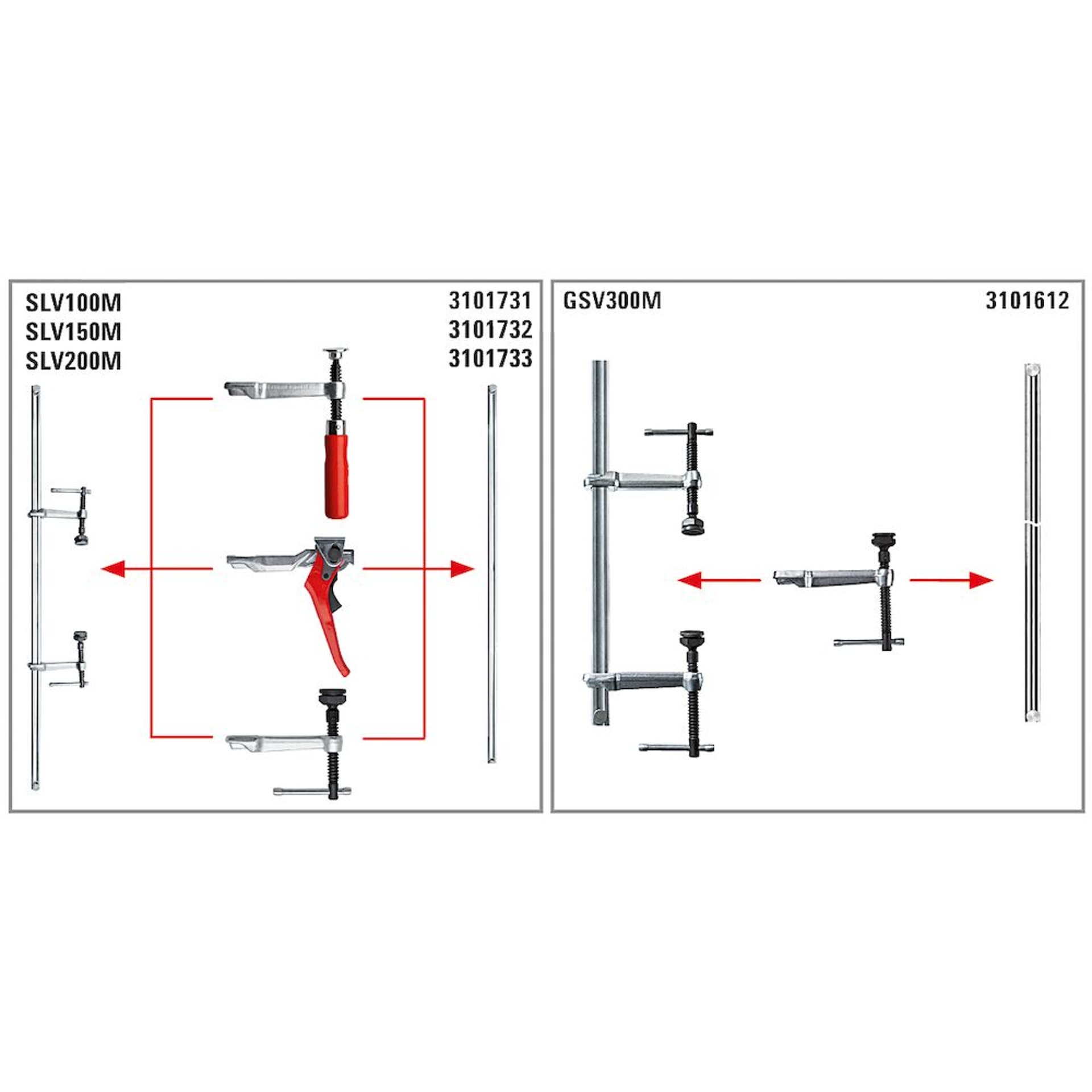 BESSEY SLV150M Grampo