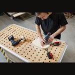 Grampo de trao horizontal para mesas multifunes WNS-SET-MFT