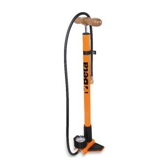 BETA Bomba de coluna com manmetro para enchimento de todos os tipos de pneus de bicicletas.