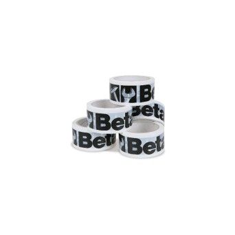 BETA Pack de 36 rolos de fitas adesivas com logtipo Beta, brancas