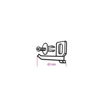 BETA Kit de ganchos GPS de 40-mm com parafusos VE1