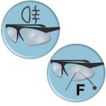 BETA culos de segurana com lentes transparentes em policarbonato