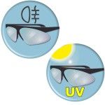 BETA culos de segurana com lentes transparentes em policarbonato