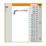 BETA Jogo de 68 ferramentas com ganchos, sem painel