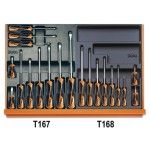 BETA Jogo de 153 ferramentas para manuteno industrial em mdulos rgidos ABS