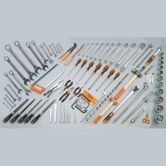 BETA Jogo de 106 ferramentas para agricultura, construo e mquinas de movimentao de terras