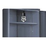 BETA Armário para ferramentas em chapa metálica com duas portas, a combinar com mobiliário de oficin BETA Armário para ferramentas em chapa metálica com duas portas, a combinar com mobiliário de oficin