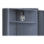 BETA Armário para ferramentas em chapa metálica com uma porta, a combinar com mobiliário de oficina  BETA Armário para ferramentas em chapa metálica com uma porta, a combinar com mobiliário de oficina