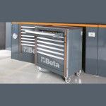 BETA Carro com 7 gavetas, para combinar com mobiliário de oficina BETA Carro com 7 gavetas, para combinar com mobiliário de oficina