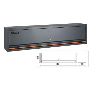 BETA Armrio de parede, longo, para combinar com equipamento para oficina C45PRO