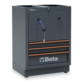 BETA Módulo fixo com 3 gavetas e 2 enroladores, a combinar com mobiliário para oficina C45PRO BETA Módulo fixo com 3 gavetas e 2 enroladores, a combinar com mobiliário para oficina C45PRO