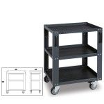 BETA Carro de 3 níveis, para combinar com equipamento para oficina C45PRO BETA Carro de 3 níveis, para combinar com equipamento para oficina C45PRO