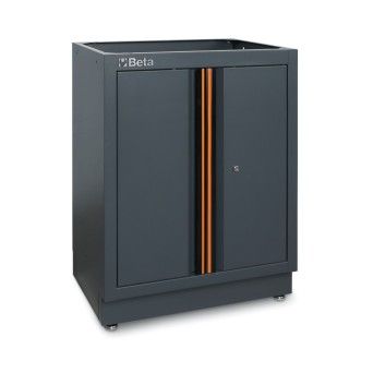 BETA Módulo fixo com duas portas, a combinar com mobiliário para oficina C45PRO BETA Módulo fixo com duas portas, a combinar com mobiliário para oficina C45PRO