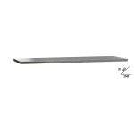 BETA Plano de trabalho em aço inox com revestimento em MDF, 2040x463 mm, para bancada, a combinar c BETA Plano de trabalho em aço inox com revestimento em MDF, 2040x463 mm, para bancada, a combinar c