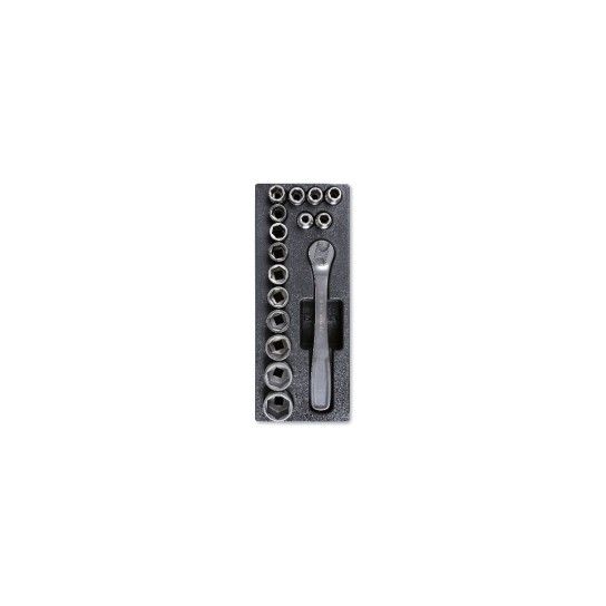 BETA Conjunto de peas compatvel com chave de caixa sextavada 920INOX-A