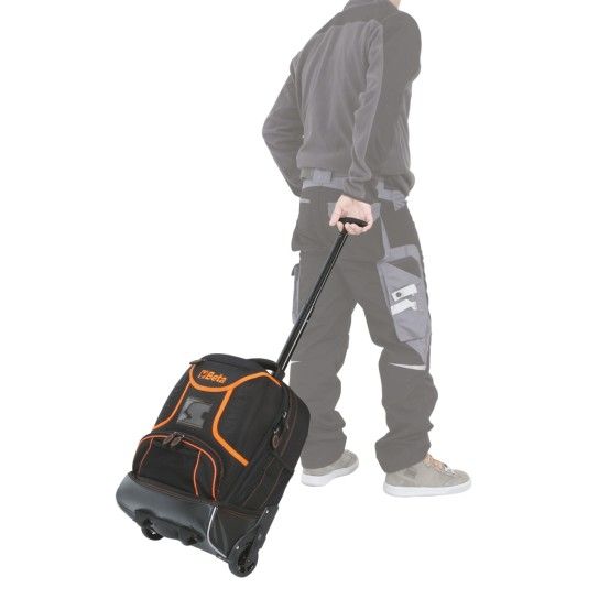 BETA Mochila para ferramentas, em tecido, com rodas, vazia