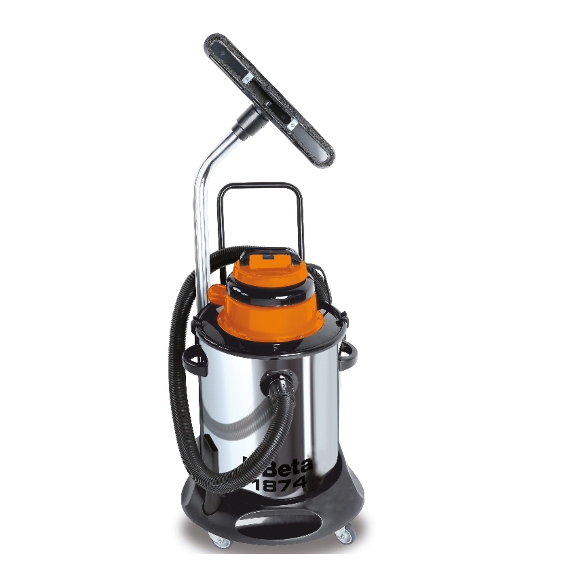 BETA Aspirador para sólidos e líquidos, 50 l, tambor em aço inoxidável BETA Aspirador para sólidos e líquidos, 50 l, tambor em aço inoxidável