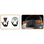 BETA Lanterna de cabea LED articulada e recarregvel, dupla luminosidade, com sensor ON/OFF