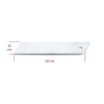 BETA 10 lminas divisvel de 25 mm para x-acto ref. 1773