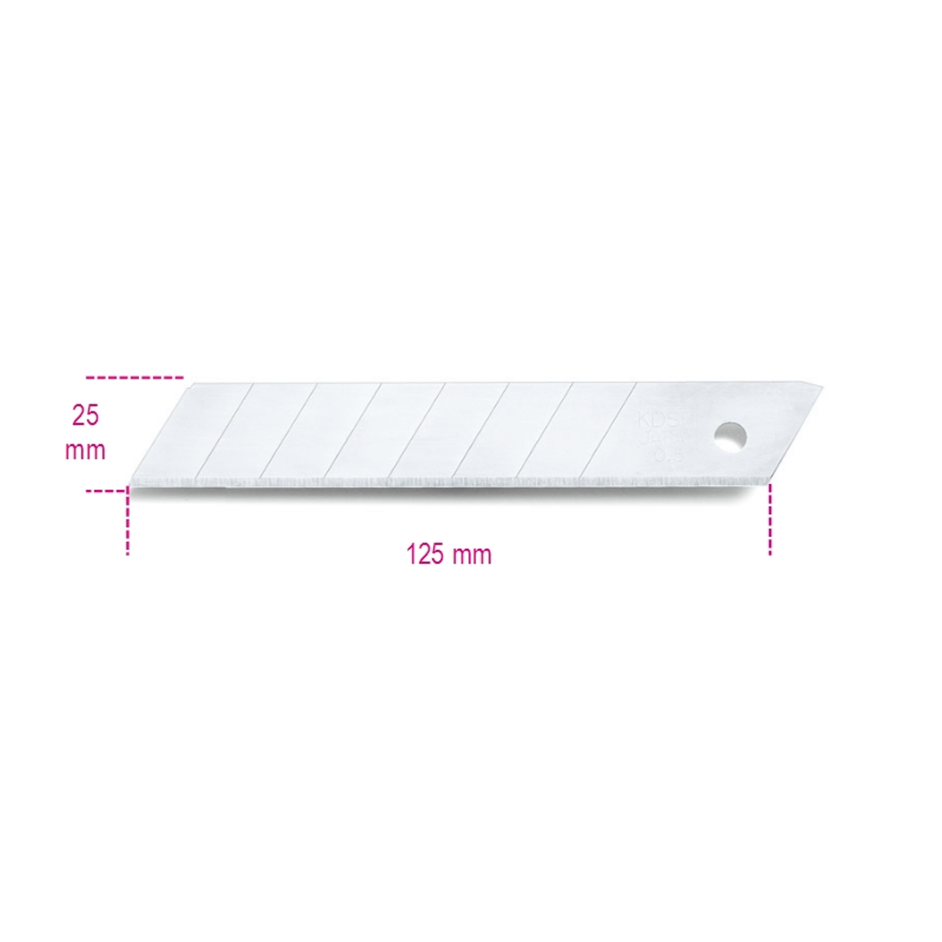 BETA 10 l�minas divis�vel de 25 mm para x-acto ref�. 1773