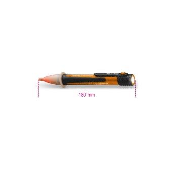 BETA Detector de voltagem AC sem contacto com mini-tocha LED