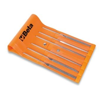 BETA Jogo de 6 limas de calado diamantadas (refa. 1720D/�) em bolsa