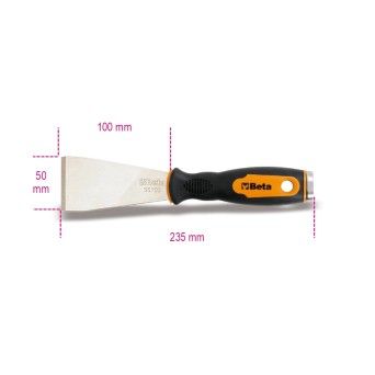 BETA Raspador espalmado