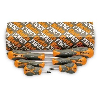 BETA Jogo de 6 chaves para parafusos de perfil Pozidriv®-Supadriv® (refa. 1299PZ) BETA Jogo de 6 chaves para parafusos de perfil Pozidriv®-Supadriv® (refa. 1299PZ)