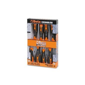 BETA Jogo de 8 chaves de fendas em ao inox