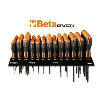 BETA Expositor de parede com 82 chaves de parafuso
