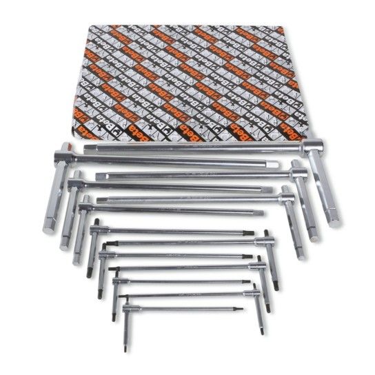 BETA Jogo de 14 chaves em T com macho hexagonal articulado (refa. 951)