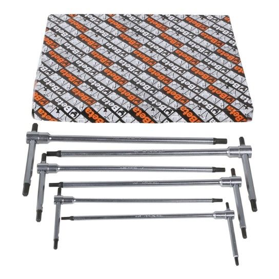 BETA Jogo 6 chaves punho em T com três machos sextavados (item 951AS) BETA Jogo 6 chaves punho em T com três machos sextavados (item 951AS)