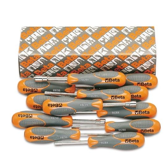 BETA Jogo de 12 chaves de caixa punho bi-material (refa. 942BX) BETA Jogo de 12 chaves de caixa punho bi-material (refa. 942BX)