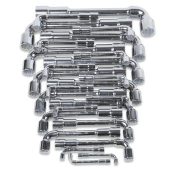 BETA Jogo de 25 chaves de cachimbo 6 faces/12 faces (refa. 932)