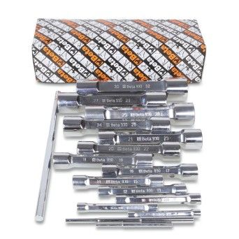 BETA Jogo de 13 chaves tubulares de 12 faces, servio pesado (refa. 930)