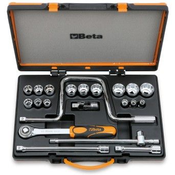 BETA Jogo com 15 chaves de caixa de 12 faces e 6 acess�rios