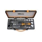 BETA Jogo com 17 chaves de caixa de 12 faces e 5 acess�rios