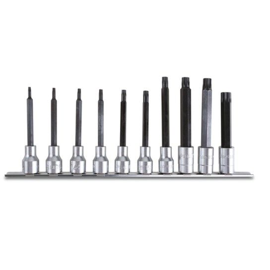 BETA Jogo de 10 chaves de caixa, s�rie longa (item 920TX/L), de perfil Torx� com suporte
