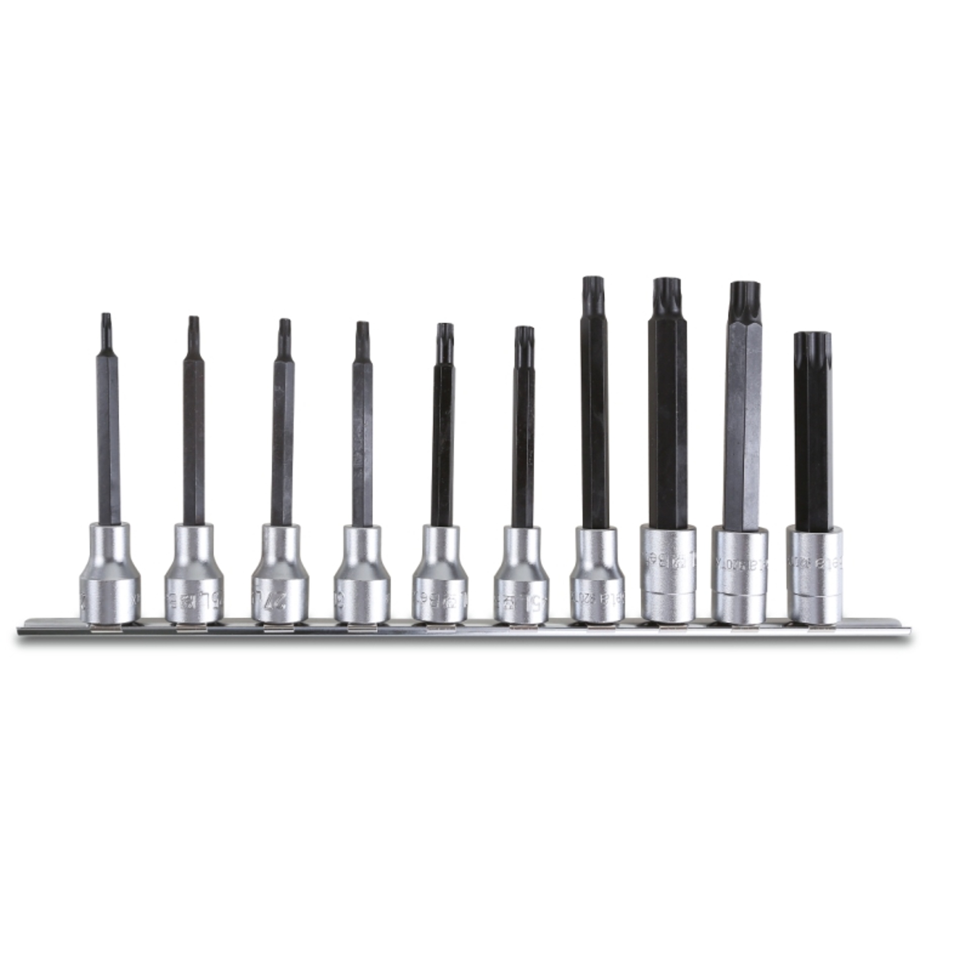 BETA Jogo de 10 chaves de caixa, s�rie longa (item 920TX/L), de perfil Torx� com suporte