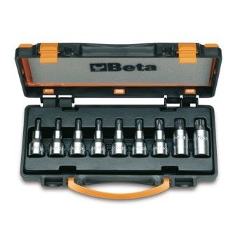 BETA Jogo de 9 chaves de caixa com ponta macho de perfil Torx� (refa. 920TX) em caixa