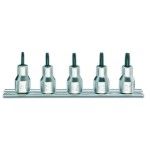 BETA Jogo de 5 chaves de caixa com ponta macho de perfil Tamper Resistant Torx� (refa. 920RTX) sobre