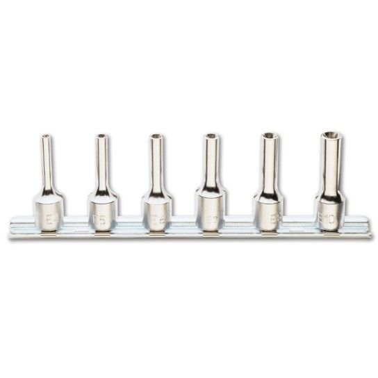 BETA Jogo de 6 chaves de caixa s�rie longa para parafusos de perfil Torx� (refa. 910FTX/L) sobre sup
