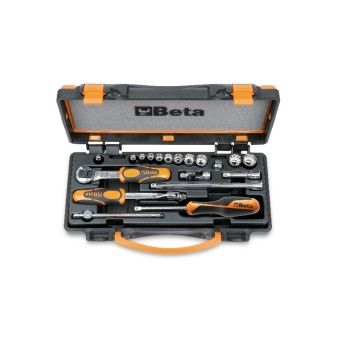 BETA Jogo com 11 chaves de caixa de 12 faces e 8 acess�rios