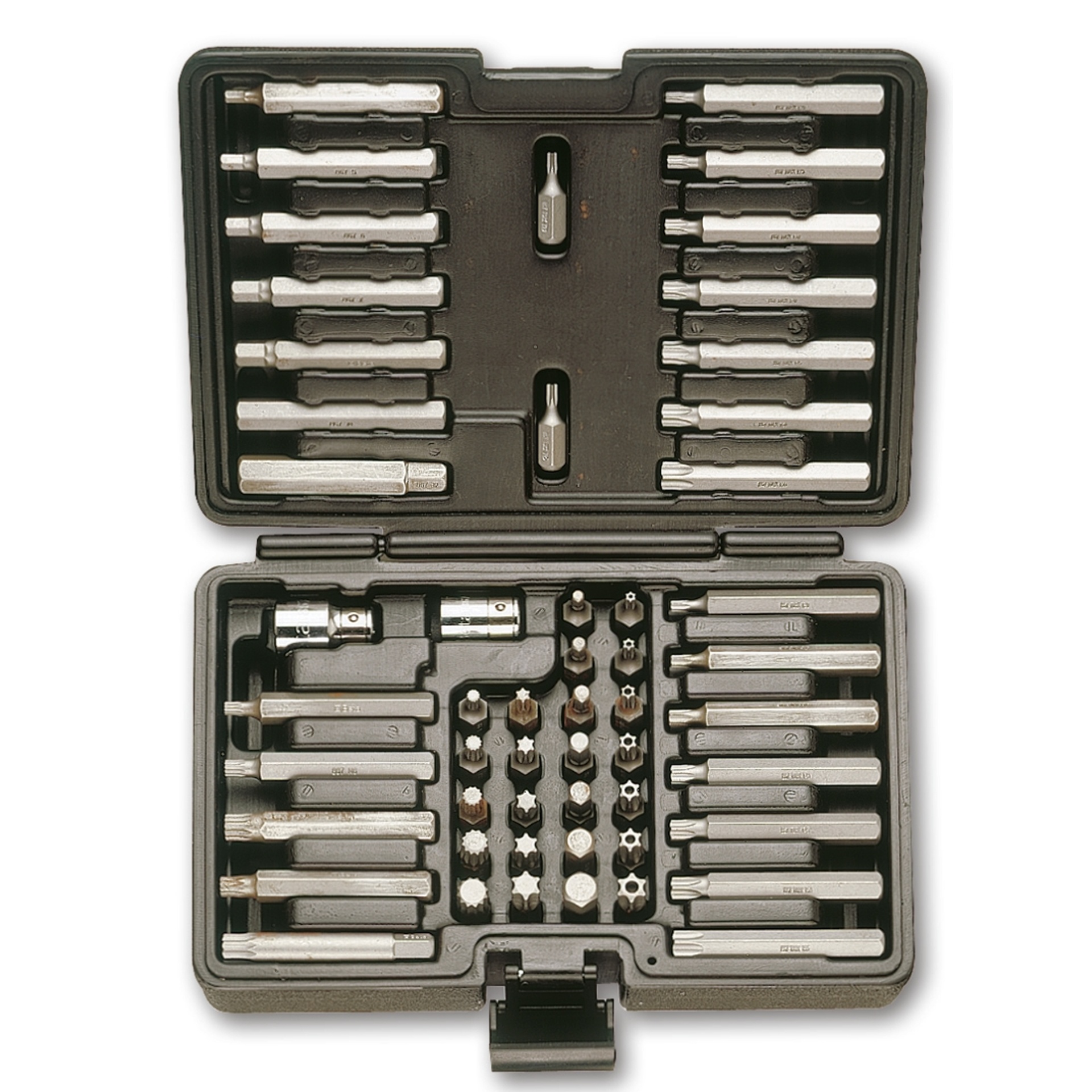 BETA Jogo com 52 pontas, com porta-pontas hexagonal de 10 mm e 2 acess�rios (refa. 867PE, 867PE/L, 8